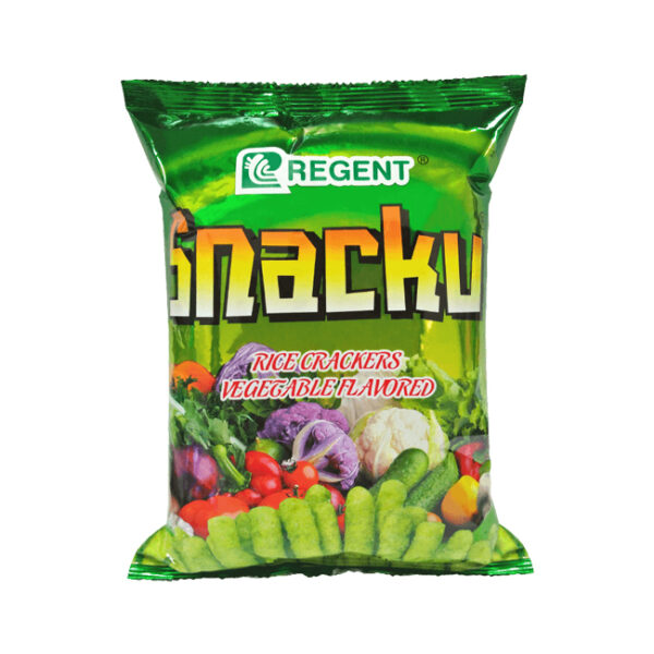 Snacku Vegetable Flavored Rice Crackers Regent 60g