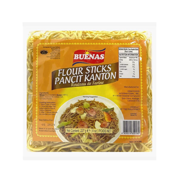 Buenas Flour Sticks Pancit Canton 227gm