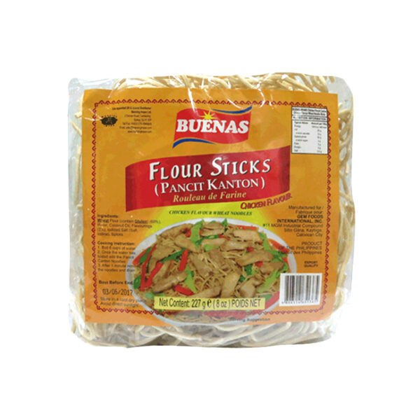 Buenas Flour Sticks Pancit Canton Chicken Flavour 227gm