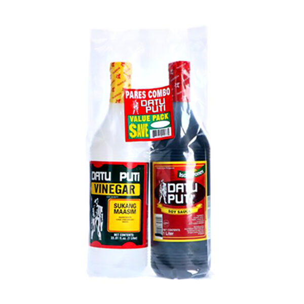 Datu Puti Value Pack Soy Sauce & Vinegar 1L x 2