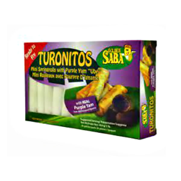 Golden Saba Turonitos Saba Banana Roll with Ube 454gm