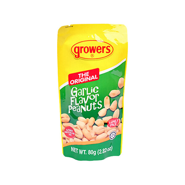Growers Garlic Flavour Peanuts 80gm