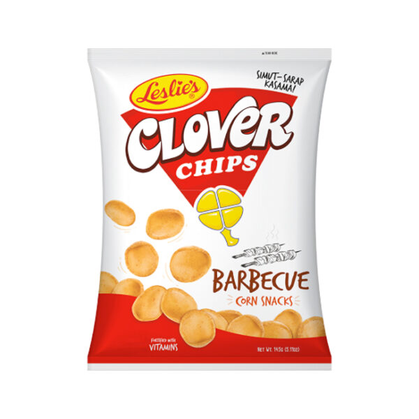 leslies-clover-chips-bbq-flavour-145gm Leslie's Clover Chips Bbq Flavour 145gm