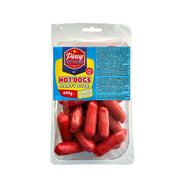 Pinoy Kitchen Tender N Juicy Hot Dog Party Size 400gm