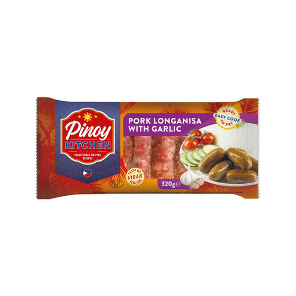Pinoy Kitchen Pork Longganisa Garlic 350gm