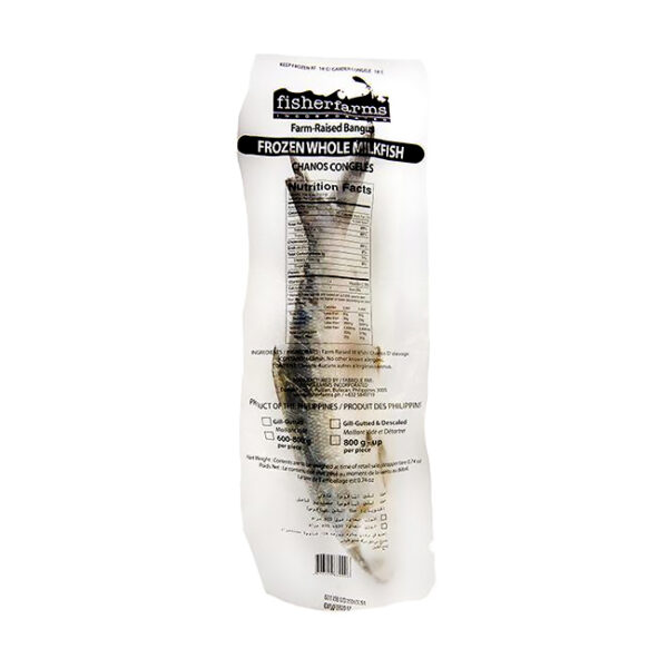 Fisher Farms Whole Milkfish 600-800gm