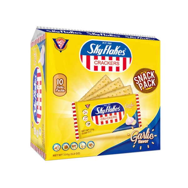 Skyflakes Biscuits Garlic Pack Pack 25gm x 10