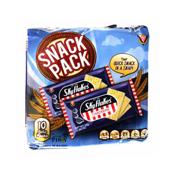 Skyflakes Biscuits Single Snackpack 25gm x 10