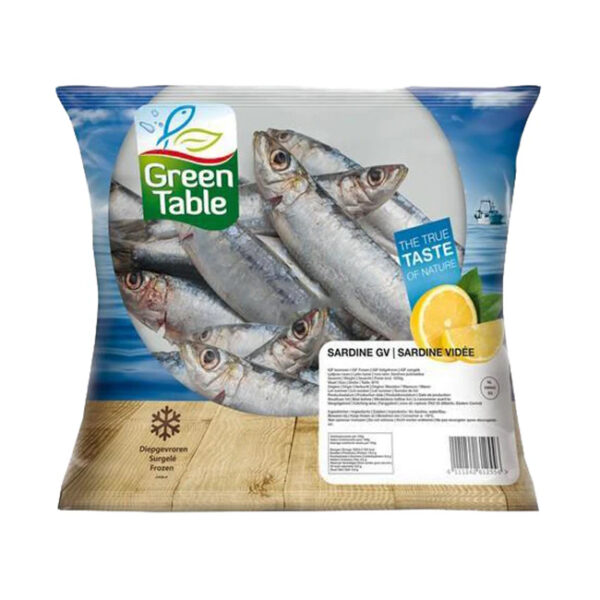 Green Table Sardines Gutted IQF 1kg