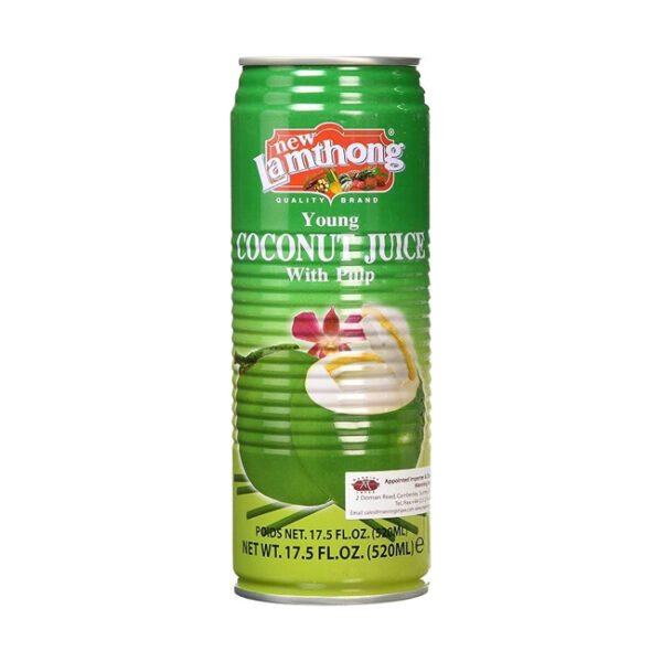 Lamthong Coconut Juice With Pulp 520ml
