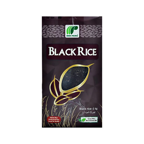 Minh Phong Organic Black Rice Vacuum Bag 1kg