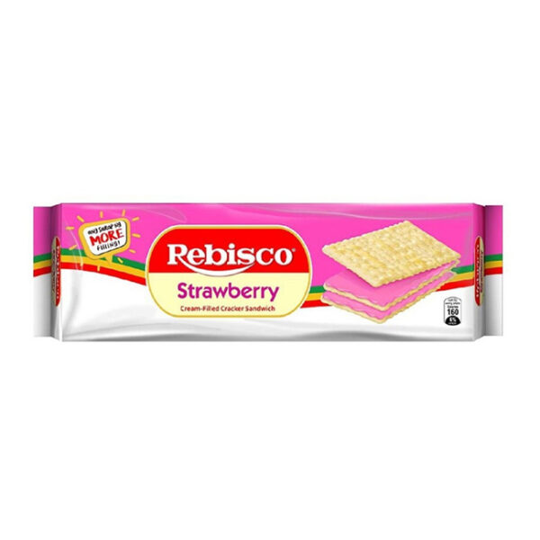 Rebisco Sandwich Strawberry 32gm x 10