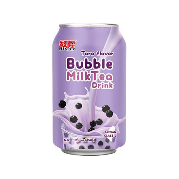 Rico Bubble Milk Tea Drink Taro Flavour 340ml