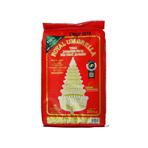 Royal Umbrella Thai Hom Mali Jasmine Rice 20kg