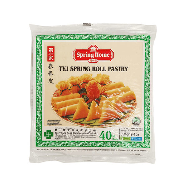 TYJ Spring Roll Pastry 215mm/8 Inch 40 Sheets 550gm