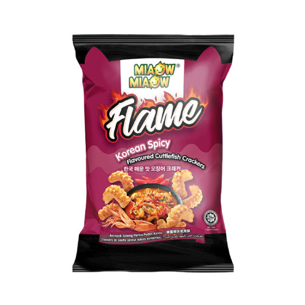 01-miaow-miaow-flame-cuttlefish-cracker-korean-spicy-50gm Miaow Miaow Flame Cuttlefish Cracker Korean Spicy 50gm