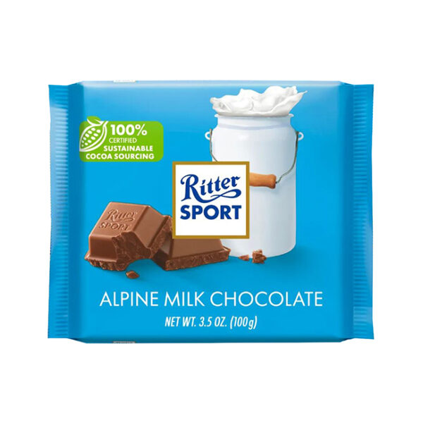 Ritter Alpine Milk Chocolate 100g