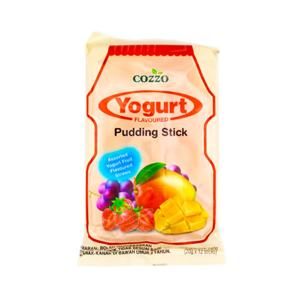 Cozzo Yoghurt Pudding Jelly Stick Assorted 240gm