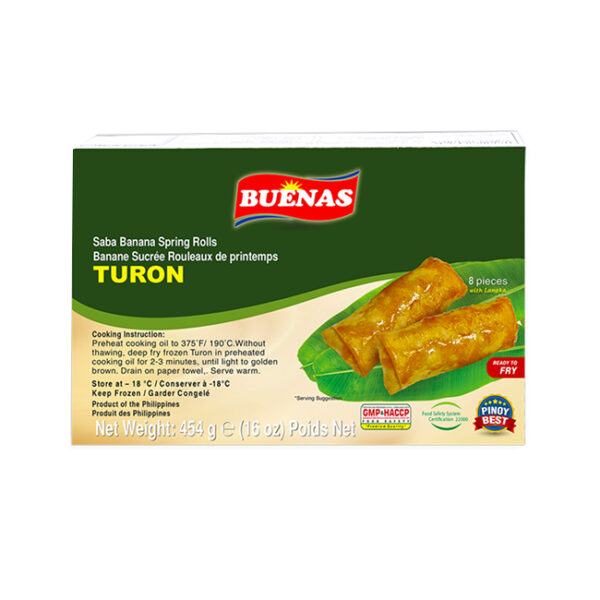 Buenas Turon Saba Banana Springroll 454gm
