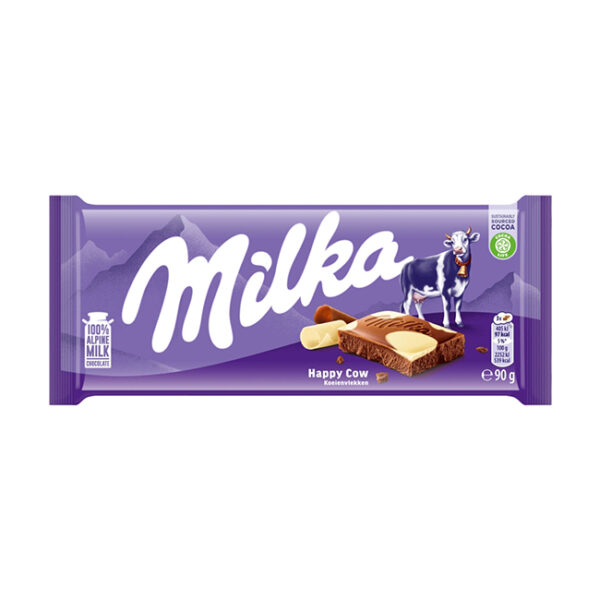 Milka Milk & White Chocolate 90g