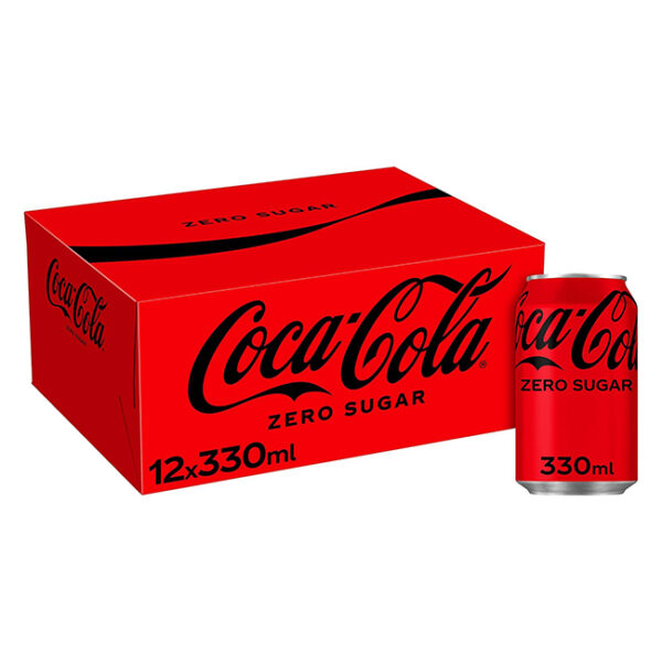 Coca-Cola Zero Cans 330ml x 12pk