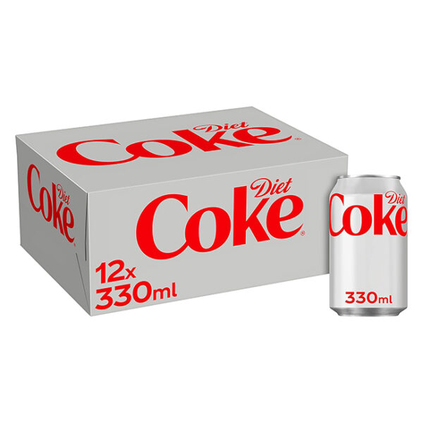 Coca-Cola Diet Cans 330ml x 12pk