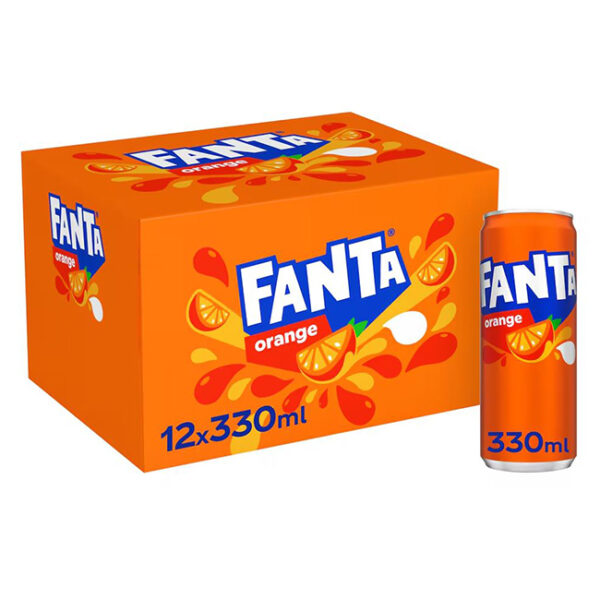 Fanta Orange Cans 330ml x 12pk