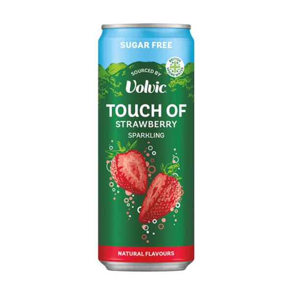 Volvic Touch of Sparkling Strawberry 330ml