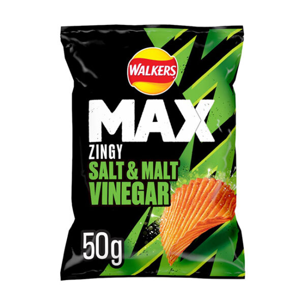 Walkers Max Salt & Vinegar 50g